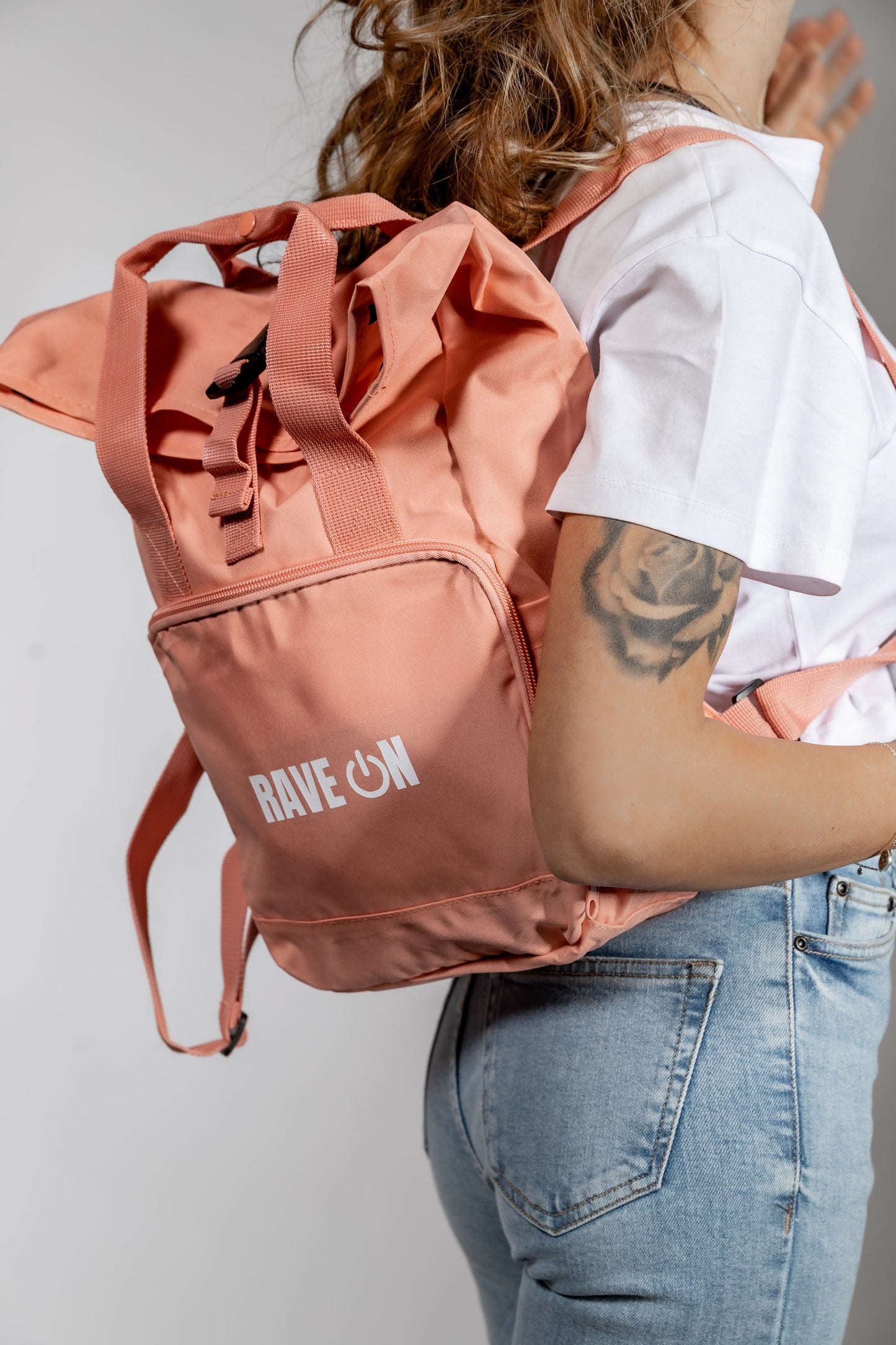 Rucksack mit Seitentasche - Rave On