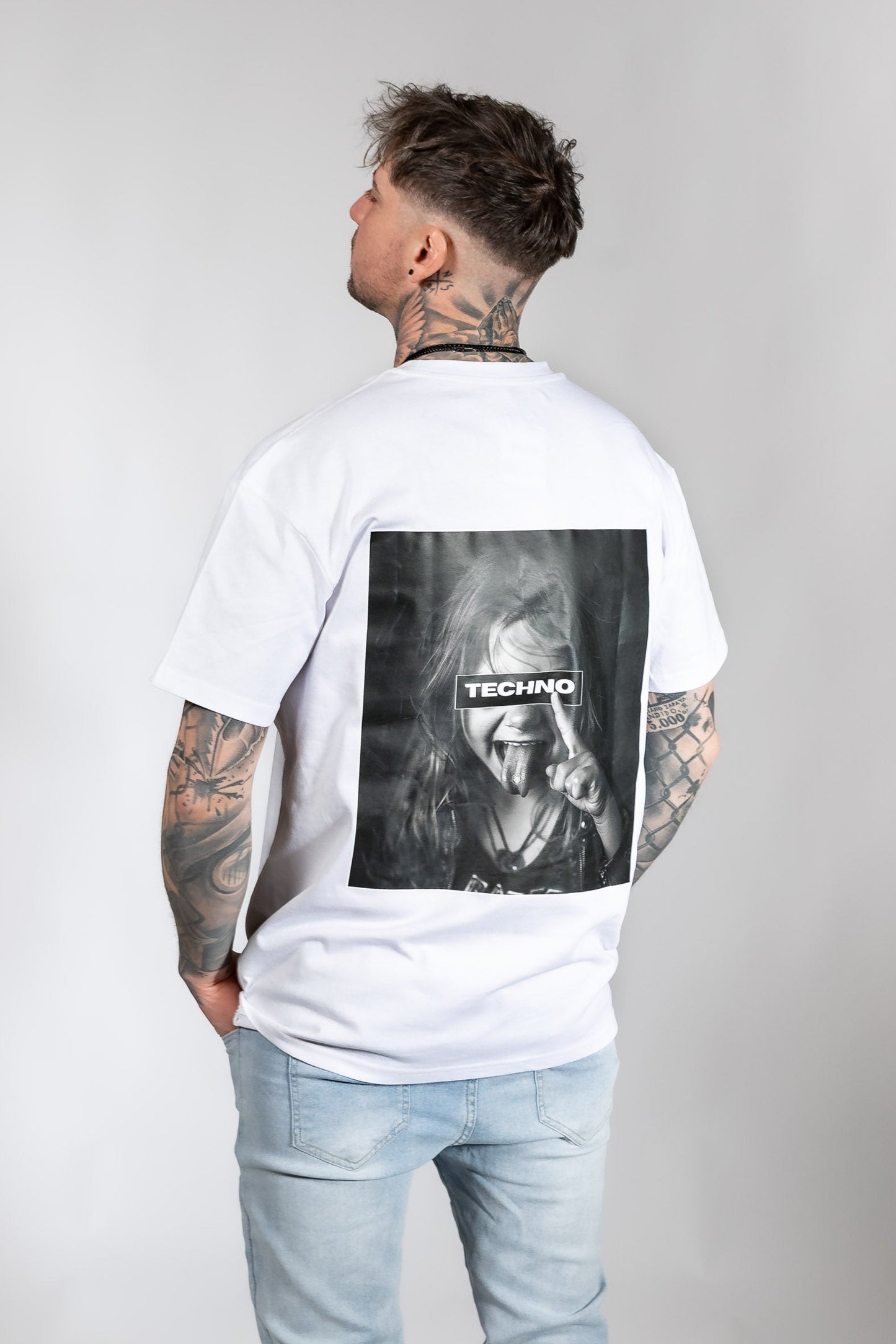 Technoartig - Techno Girl - Shirt - weiß