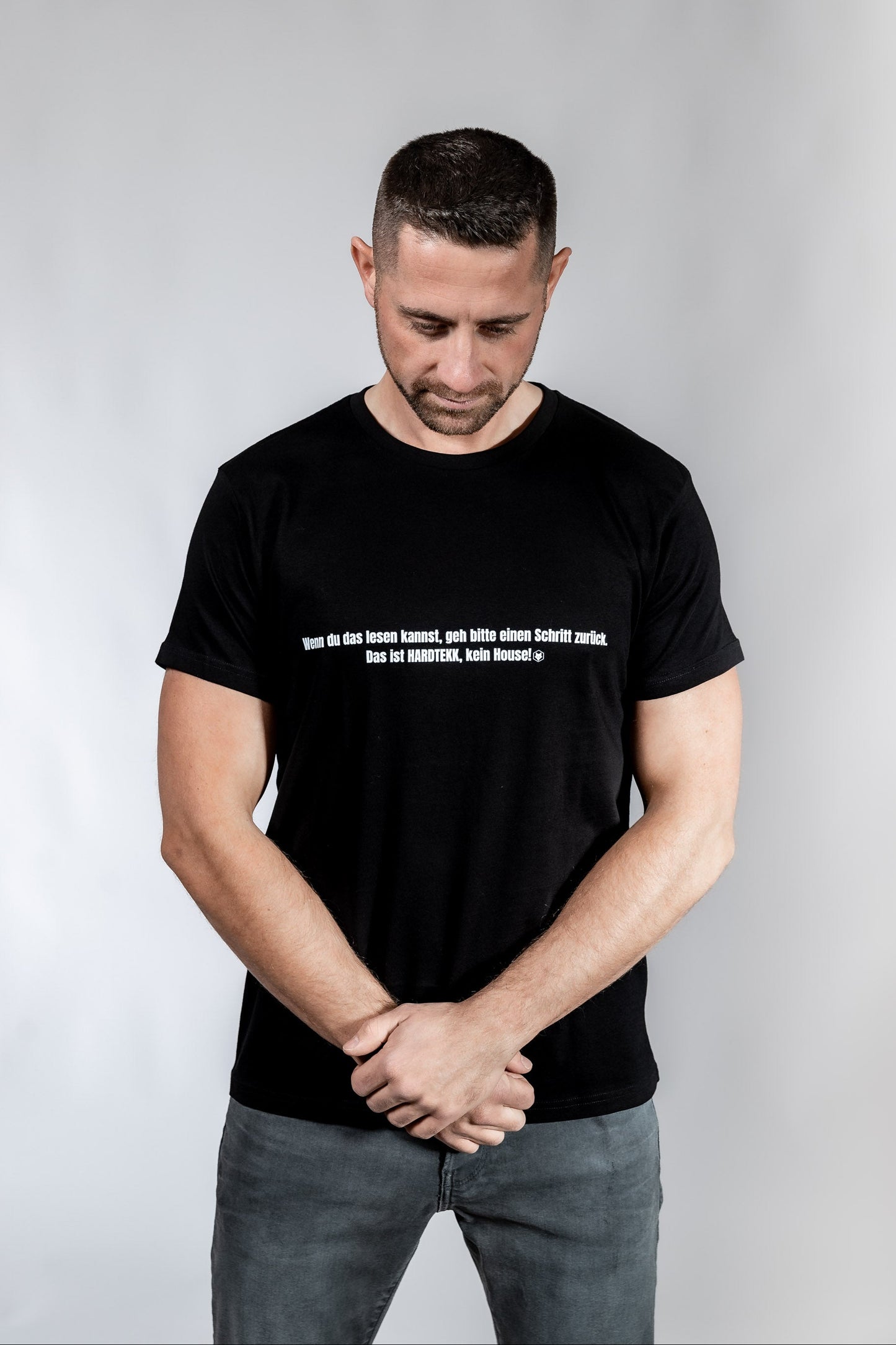 Hardtekk Shirt Technoartig Black