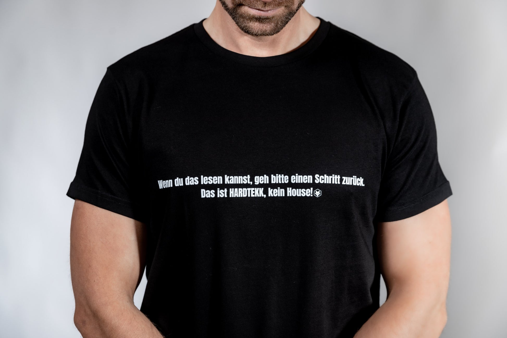 Hardtekk Shirt Technoartig Black