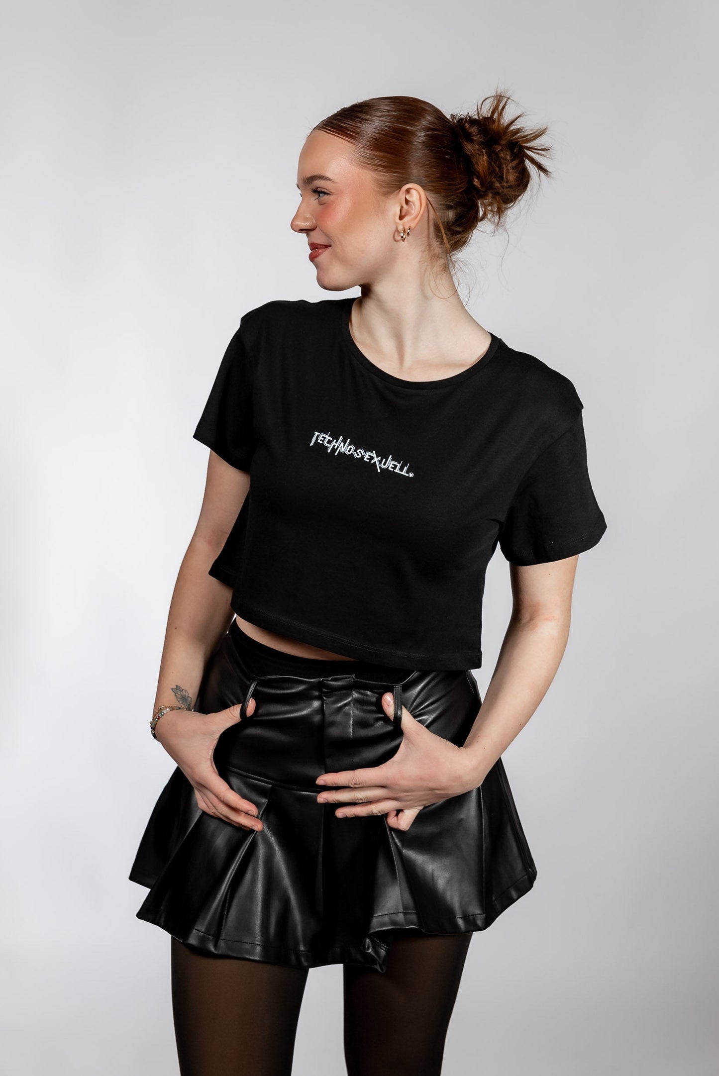 Oversize Crop Top - TECHNOSEXUELL