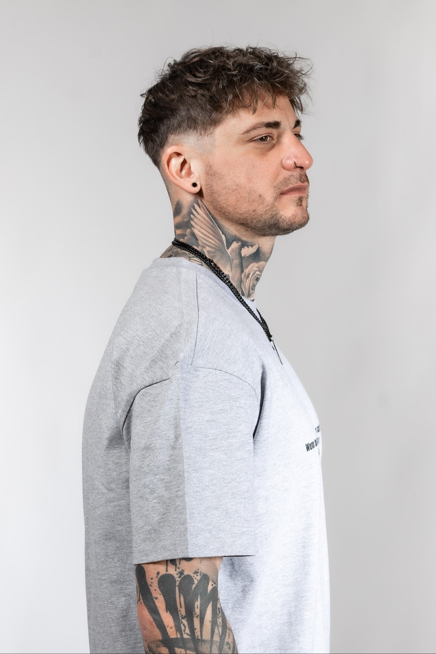 Techno Shirt Technoartig grey