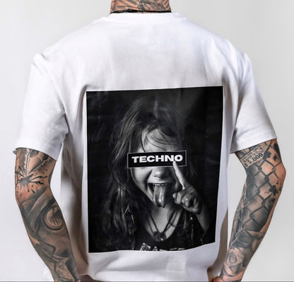 Technoartig - Techno Girl - Shirt  - weiß