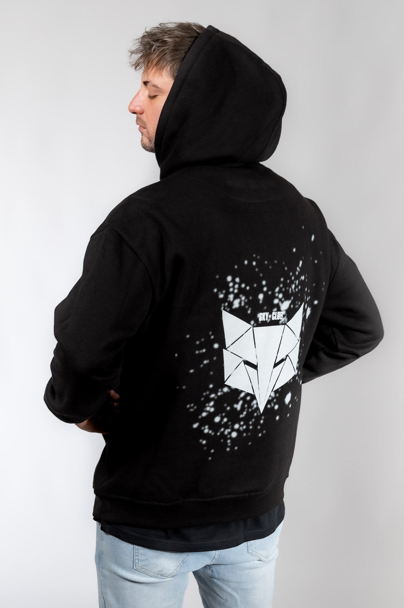 Technoartig Fuchskopf Hoodie Sky Club Leipzig 